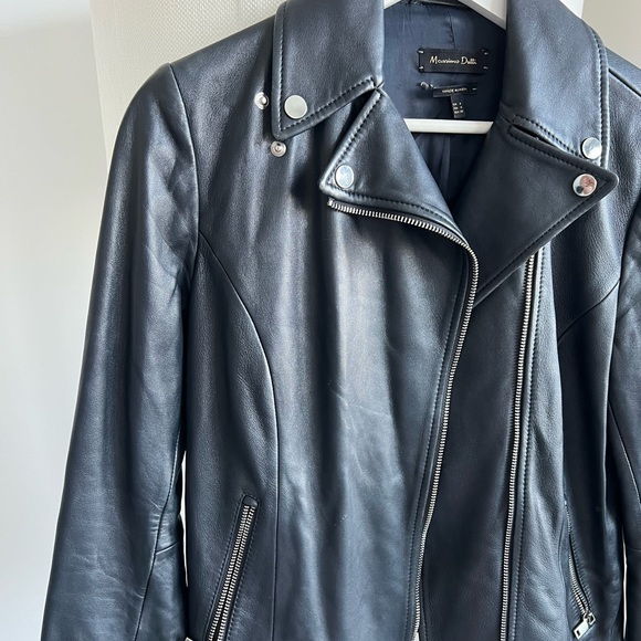 Massimo Dutti Leather Jacket - Picture 5 of 7